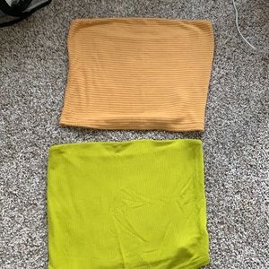 2 tube tops